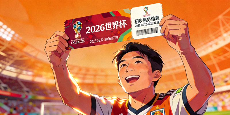 2026世界杯票务信息初步公布 - 球迷手持门票概念图